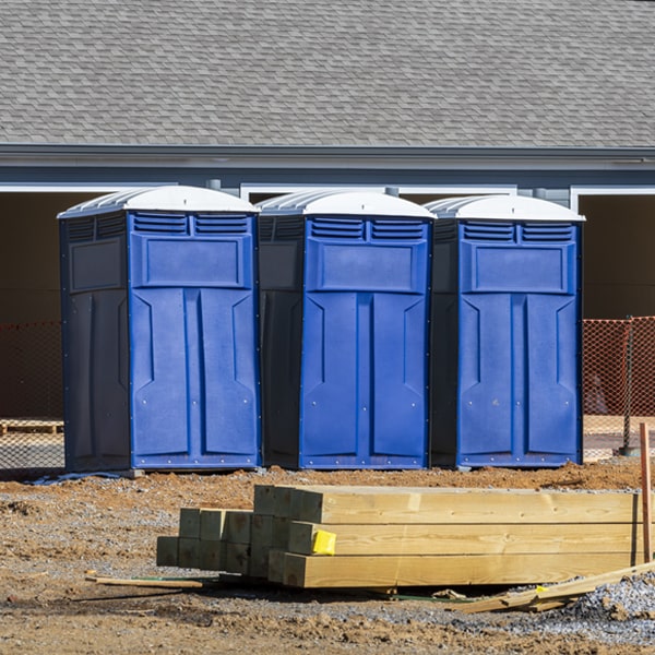 what is the maximum capacity for a single porta potty in North Decatur GA